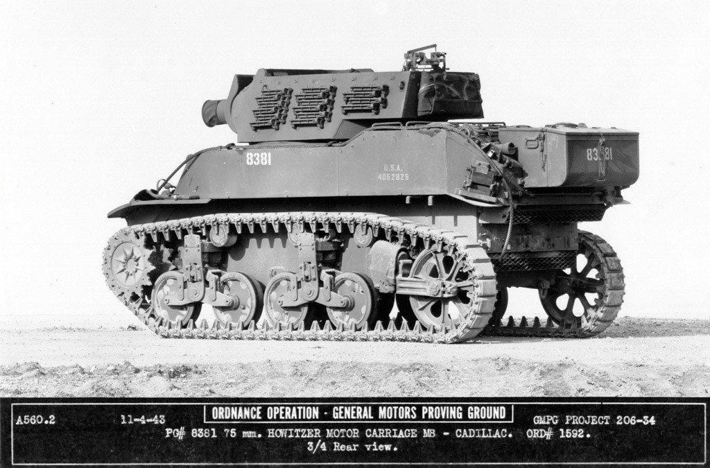 Pháo tự hành M8 cùng nhiều loại xe tăng khác của Mỹ nhanh chóng được người Pháp mang sang Việt Nam để chuẩn bị cho âm mưu xâm lược nước ta một lần nữa. Tuy nhiên sau đó chúng cũng bị bộ đội ta đánh bại dễ dàng bởi các loại vũ khí chống tăng "Made in Việt Nam". Nguồn ảnh: tanks-encyclopedia.