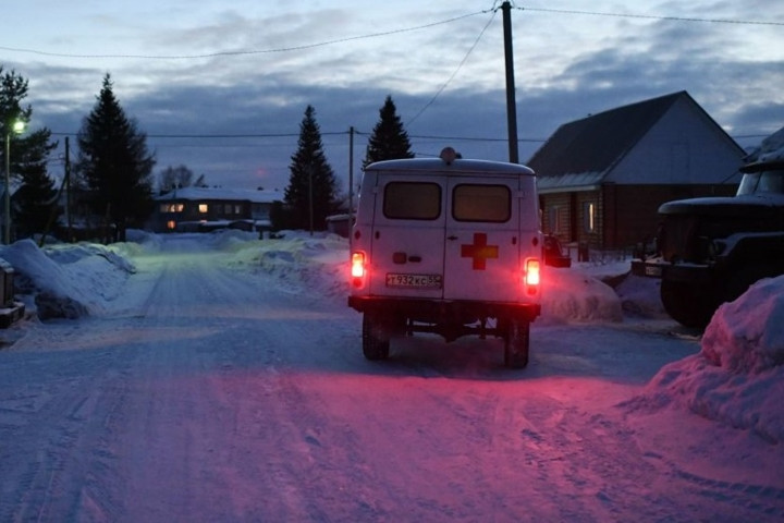 Xe cứu thương ở Tara.