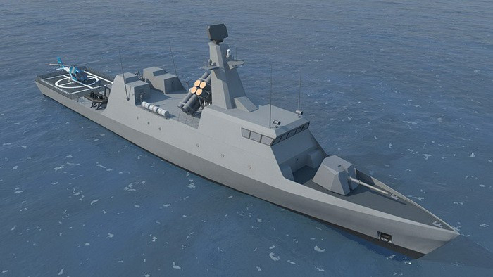 Hỏa lực phòng không được đánh giá là điểm nổi bật nhất của tàu với 16 tên lửa phòng không Barak-8 đặt trong hệ thống phóng thẳng đứng phía đuôi.