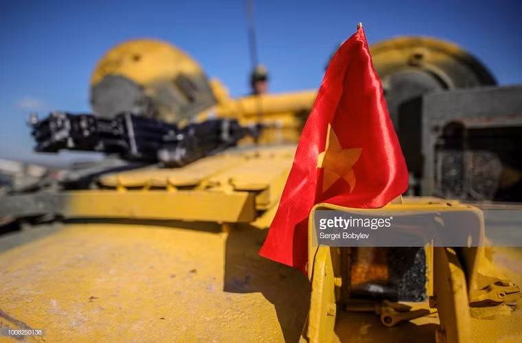 Rất hy vọng trong ngày thi cuối cùng vào ngày 4/8 tới đây kíp lái số 3 của Việt Nam sẽ có thành tích thi đấu tốt nhất giúp đội tuyển Việt Nam có thể tiến sâu hơn vào vòng trong của Tank Biathlon 2018. Nguồn ảnh: Getty Images/Sergei Bobylev.