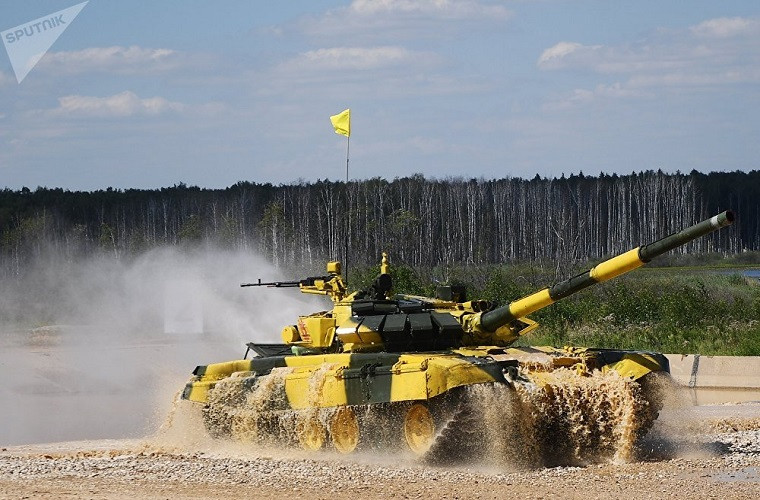 Ở hai ngày thi đầu tiên, các kíp lái số 1 và 2 của Việt Nam có kết quả lần lượt là 43 phút 31 giây và 46 phút 8 giây. Cả hai kíp lái đều có thành tích thi bắn chỉ đạt 1/5 mục tiêu. Nguồn ảnh: Sputnik.