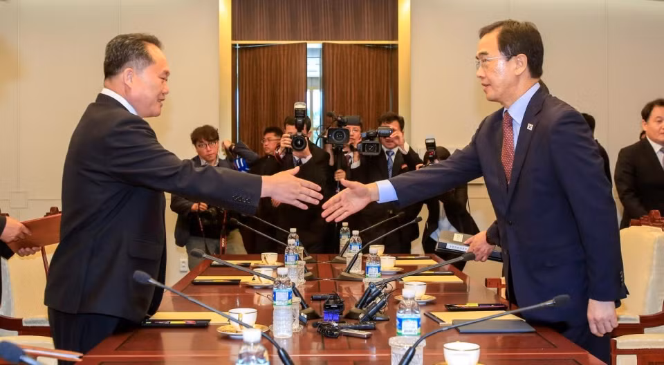 Han Quoc, Trieu Tien tri hoan mo lai van phong lien lac