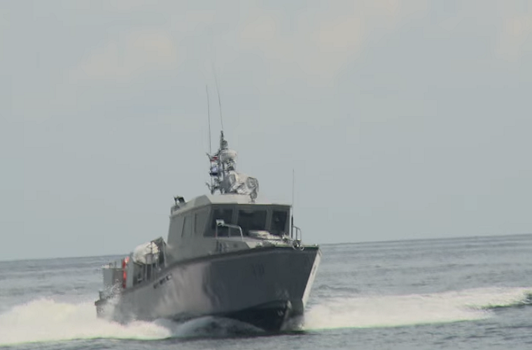 Đây cũng là lần đầu tiên Hải quân Philippines công bố hình ảnh chính thức về các tàu MPAC Mk 3 sau khi trải qua chương trình nâng cấp trị giá 11.6 triệu USD cho các tàu tấn công nhanh này. Với Typhoon MLS-ER năng lực tác chiến của MPAC Mk 3 sẽ được mở rộng lên gấp bốn lần. Nguồn ảnh: Hải quân Philippines.