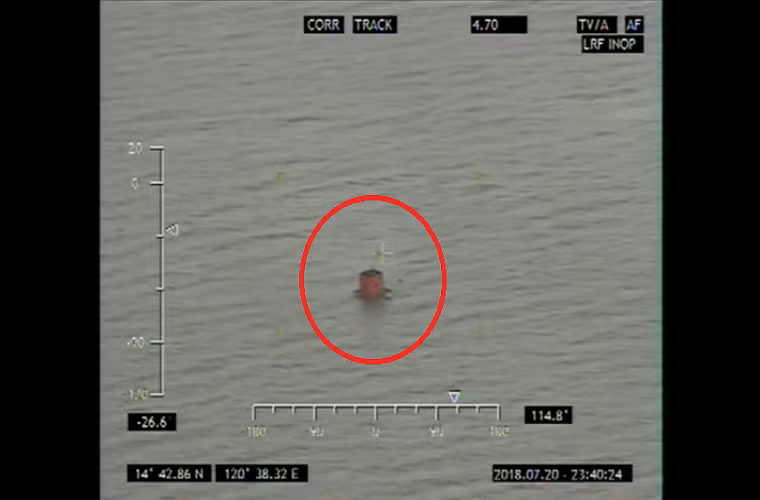 Trong ảnh là mục tiêu giả định trên biển dành cho các tên lửa Spike-ER trong buổi thử nghiệm các tàu tấn công nhanh MPAC Mk 3 sau khi được nâng cấp do Hải quân Philippines thực hiện. Nguồn ảnh: Hải quân Philippines.