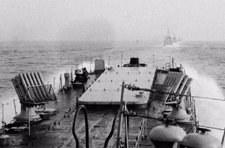 Tàu đổ bộ hạng nặng lớp Polnocny của Hải quân Liên Xô tham gia hỗ trợ vận tải đường biển tại Zapad-81. Nguồn ảnh: ruairbase.ru