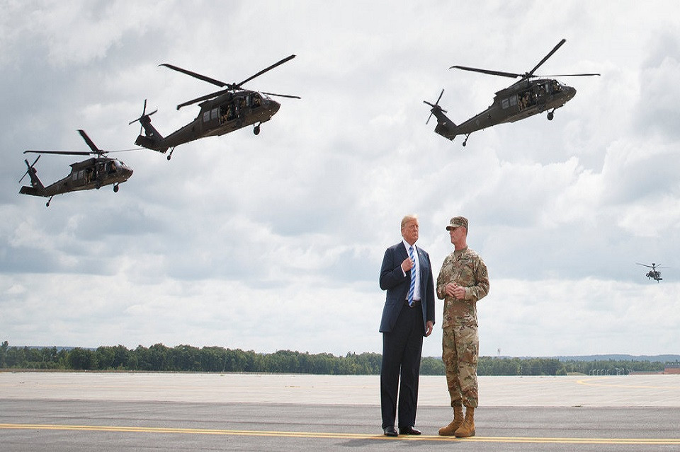 Trong tài khóa mới Lầu Năm Góc còn rót thêm tiền cho chương trình phát triển máy bay ném bom chiến lược tầm xa thế hệ mới B-21, tuy nhiên ngân sách được cấp thêm cho chương trình này lại không được công bố. Nguồn ảnh: Quân đội Mỹ.