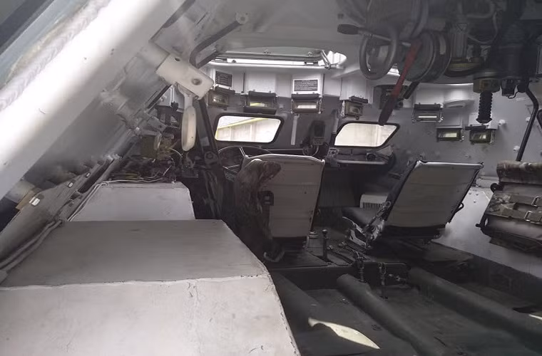 Về hệ thống vũ khí BTR-60BP nâng cấp vẫn sử dụng tháp pháo 14.5mm và được bổ sung một thiết quan sát hình ảnh được gắn ngay trên tháp pháo giúp xạ thủ súng máy có thể quan sát hiệu quả hơn. Nguồn ảnh: Valery Ryabykh.