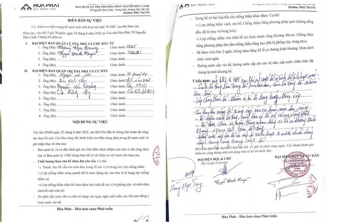 Ha Noi: Cu dan chung cu Hoa Phat keu cuu vi nuoc sinh hoat ban nhu nuoc cong-Hinh-4