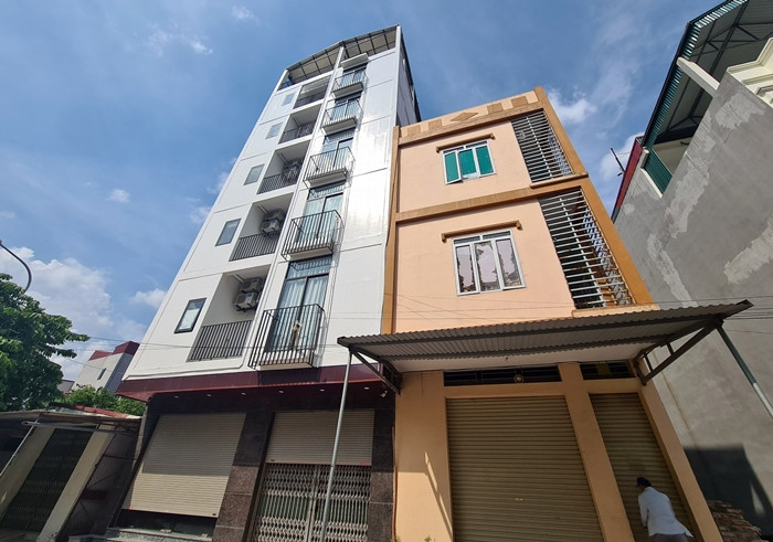 Bac Ninh: Nha cua bi lun nut, nguy co do sap vi cong trinh vi pham trat tu xay dung?