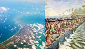 Theo truyền thuyết, những hòn đá trên cây cầu do đội quân khỉ của Rama tạo nên vô cùng đặc biệt. Đó là việc những tảng đá không bị chìm do có viết tên Rama lên trên.