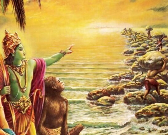 Cây cầu đó được tạo ra xuất phát từ việc nàng Sita - vợ của hoàng tử Rama bị quỷ vương Ravana bắt cóc và đưa đến đảo Lanka. Theo đó, hoàng tử Rama thực hiện cuộc giải cứu vợ yêu.