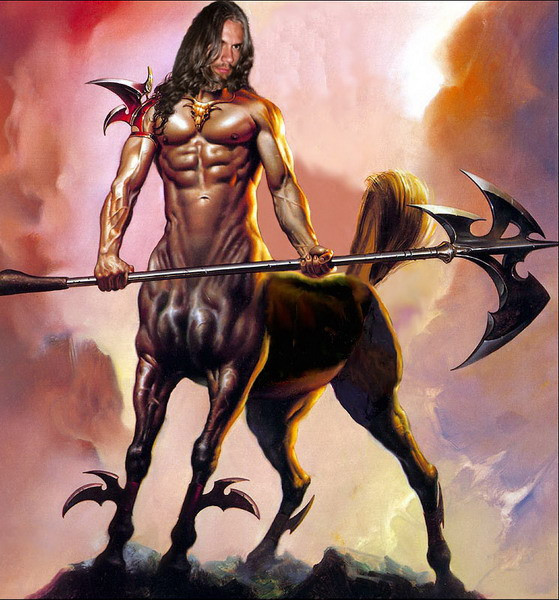 Theo thần thoại Hy Lạp, nhân mã có nửa thân trên của người và toàn bộ phần thân dưới của ngựa. Họ được mô tả sống tại vùng núi của Thessalia, trung tâm Hy Lạp.