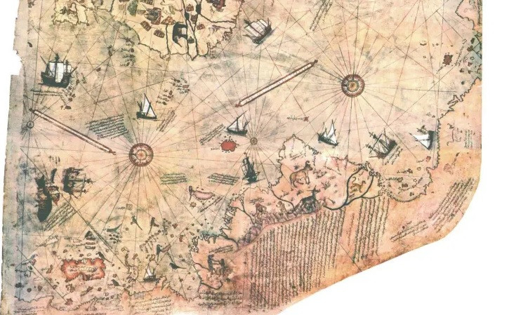 Tuy nhiên, khu vực đại diện cho Bắc Mỹ gần như không giống với bờ biển thực sự của nó. Các nhà nghiên cứu cho rằng sở sĩ như vậy là vì vào thời điểm ông Hagii vẽ bản đồ, vùng Bắc Mỹ chưa được khám phá nên không được vẽ lại.