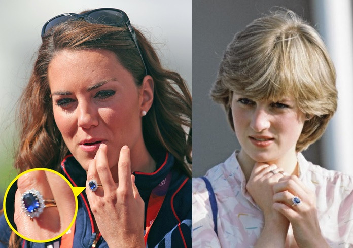 Hoàng tử William cầu hôn Kate Middleton bằng chiếc nhẫn mà mẹ mình - Công nương Diana từng đeo.