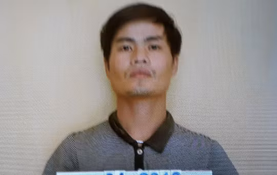 Lương Văn Cách tại CQĐT.