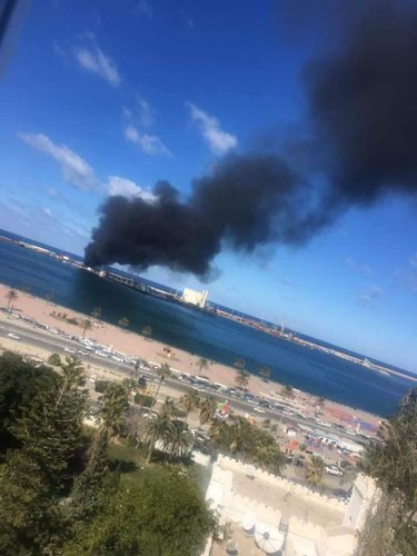 Theo thông báo, con tàu khi đó đang vận chuyển xe bọc thép, vũ khí và đạn dược cho những tay súng thánh chiến từng được Ankara đưa từ Idlib đến triển khai tại Libya cho các hoạt động quân sự.