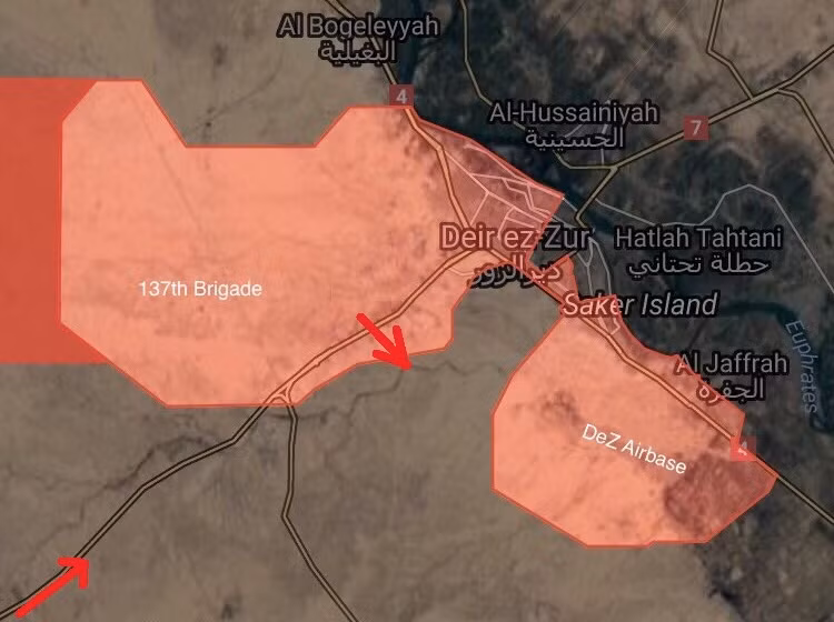 Quan doi Syria mo chien dich pha vay san bay Deir Ezzor
