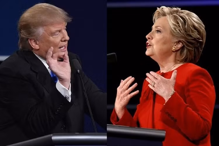 Ông Donald Trump và bà Hillary Clinton là hai ứng viên tham gia cuộc bầu cử tổng thống Mỹ ngày 8/11/2016. Ảnh Telegraph Ông Donald Trump và bà Hillary Clinton là hai ứng viên tham gia cuộc bầu cử tổng thống Mỹ ngày 8/11/2016. Ảnh Telegraph
