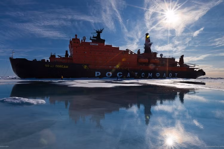 Liên bang Nga hiện sở hữu hạm đội tàu phá băng hùng mạnh nhất thế giới. Ảnh pickywallpapers.com