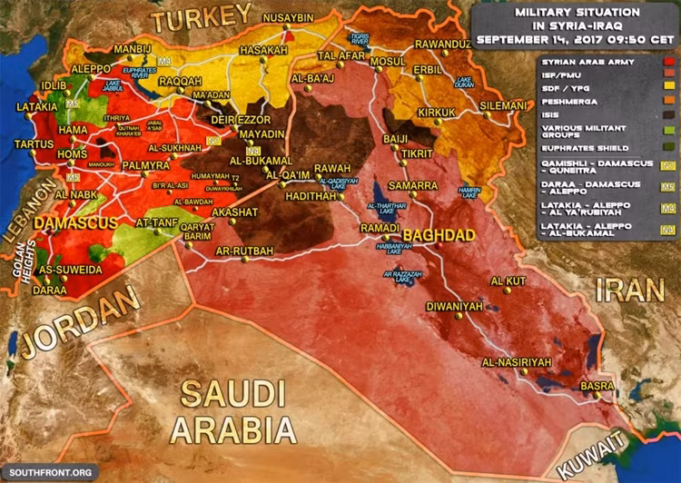 Al-Qaim: Chien truong ac liet sap toi cua Quan doi Iraq