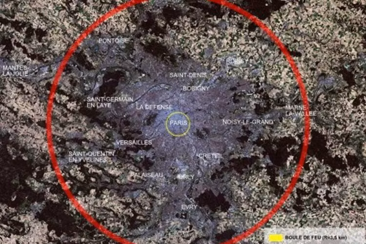 Bán kinh hủy diệt khủng khiếp của Bom Vua. (Nguồn: English Russia)