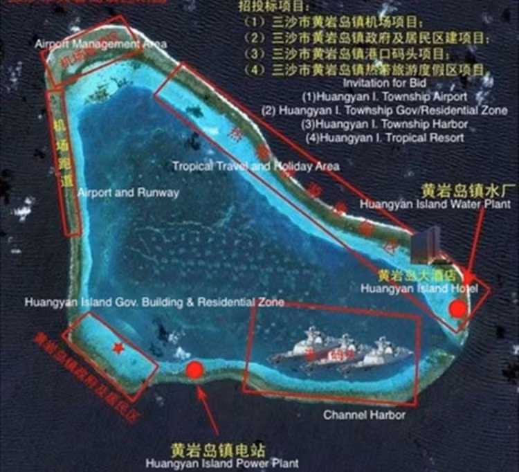 Lo ke hoach Trung Quoc xay “dao nhan tao” moi o Bien Dong