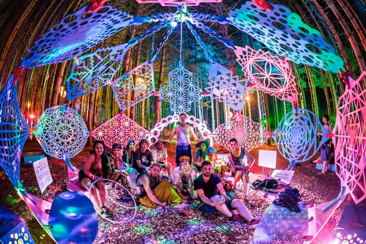 Lễ hội Rừng điện, Mỹ: Lễ hội này mới có 10 tuổi nhưng đã trở nên rất nổi tiếng. Lễ hội Rừng điện kéo dài 4 ngày tại JJ Resort ở Rothbury, Michigan và nổi tiếng với ánh sáng laser kỳ ảo kết hợp với âm nhạc nền.