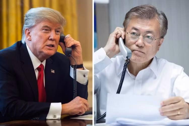 Lanh dao My-Han nhat tri danh chan ten lua Trieu Tien