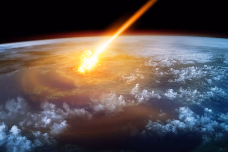 Thien thach khong lo roi xuong Trai Dat trong thang Hai?