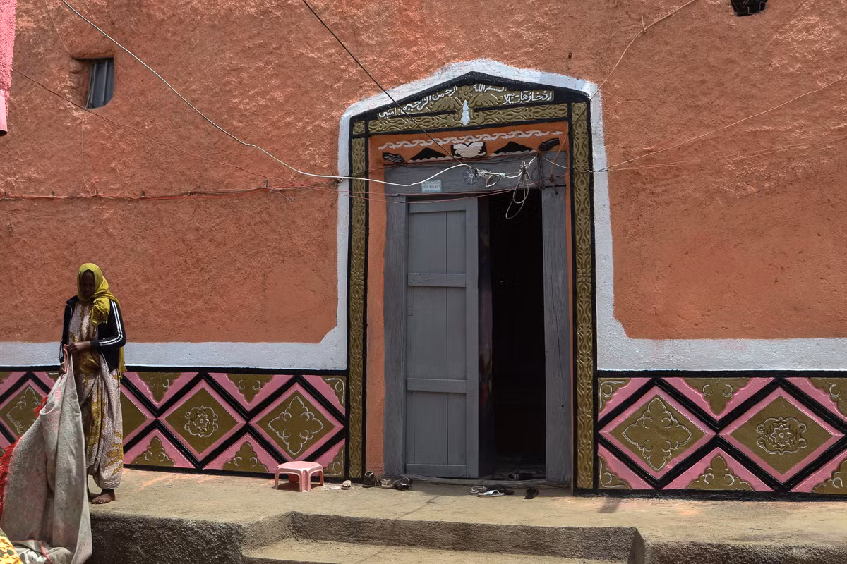 Một đặc trưng kiến trúc khác ở thành phố Harar là ngôi nhà Adare truyền thống, một cấu trúc hai tầng với mái bằng phẳng. Ảnh: Al Jazeera