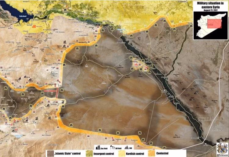 Quan doi Syria dang don phien quan IS vao cho chet