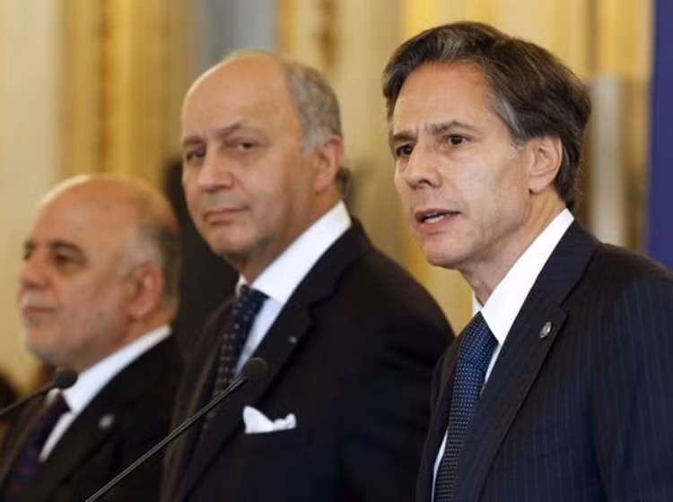 Thứ trưởng Ngoại giao Mỹ Anthony Blinken tại cuộc họp Paris bàn về chiến lược mới chống Nhà nước Hồi giáo.