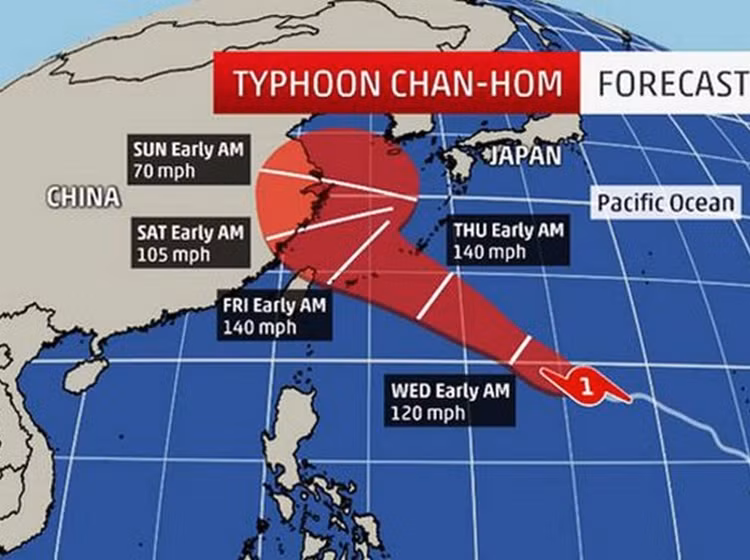 Trung Quoc bao dong cao nhat ve sieu bao Chan-Hom
