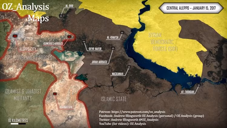Quan doi Syria thang nhu che tre o phia dong Aleppo