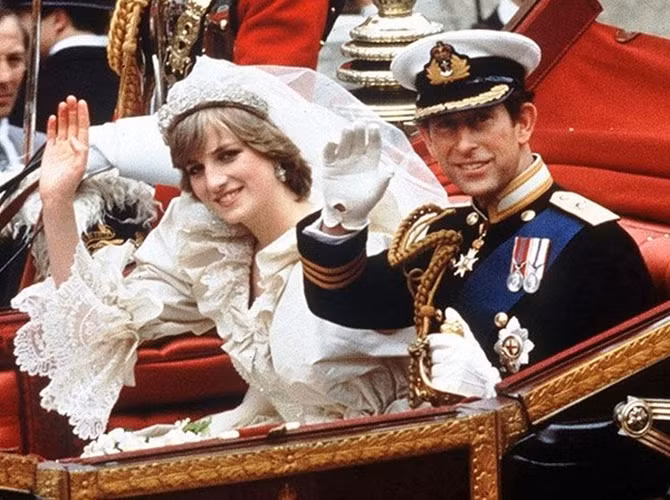  Đám cưới hoàng gia của Thái tử Charles và Công nương Diana đã được 750 triệu người dân trên toàn thế giới đón xem qua truyền hình trực tiếp.