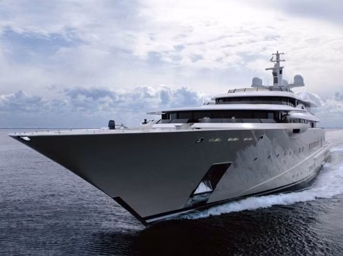 9. Pelorus - $ 300 triệu Du thuyền Pelorus trải dài 115 mét thuộc quyền sở hữu của tỷ phú người Mỹ David Geffen, người sáng lập của DreamWorks SKG, Asylum Records, Geffen Records và DGC Records. Ông có tài sản xấp xỉ 6,9 tỷ USD.