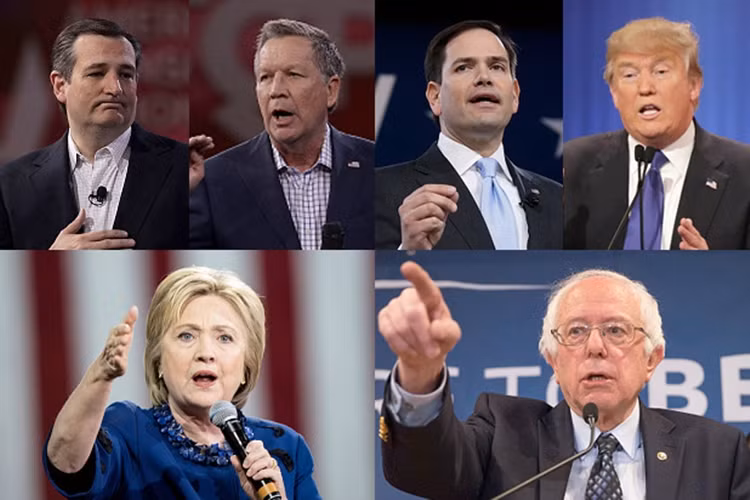 Bau cu tong thong My: Ted Cruz can duong Ronald Trump