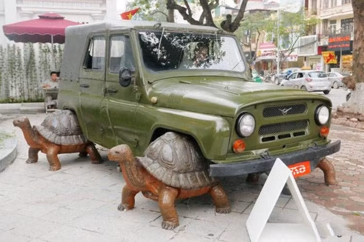 Bộ giò mới của xe UAZ để đi trên mọi địa hình? (Ảnh: ER)