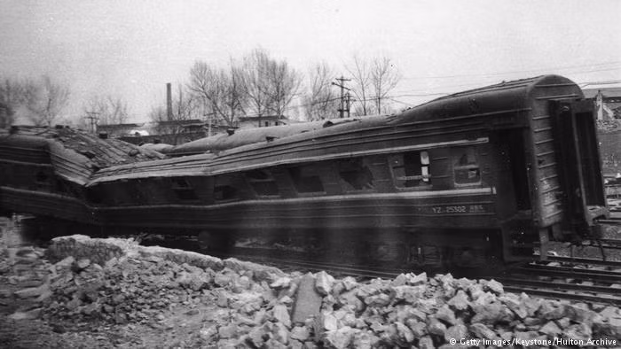 Trận động mạnh 7,4 độ Richter ngày 28/7/1976 đã san bằng thành phố Đường Sơn (tỉnh Hà Bắc, Trung Quốc) làm chết khoảng 242.000 người, theo con số chính thức. (Nguồn: DW)