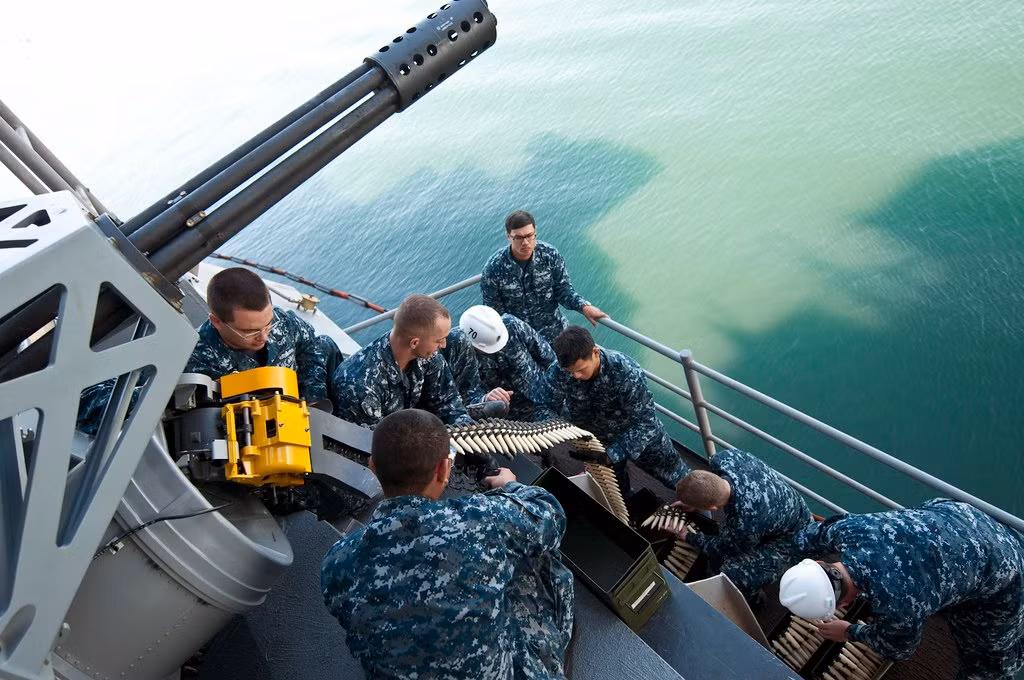 Pháo cao tốc 20mm Phalanx của Mỹ nhanh tới mức nào? - Hình 9 Phao cao toc 20mm Phalanx cua My nhanh toi muc nao?-Hinh-9