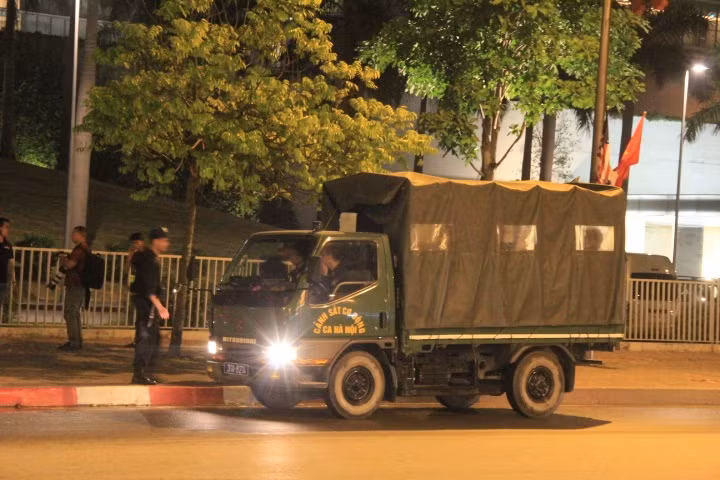 Hầu hết các lực lượng đều có mặt để bảo vệ an ninh đón Tổng thống Obama.