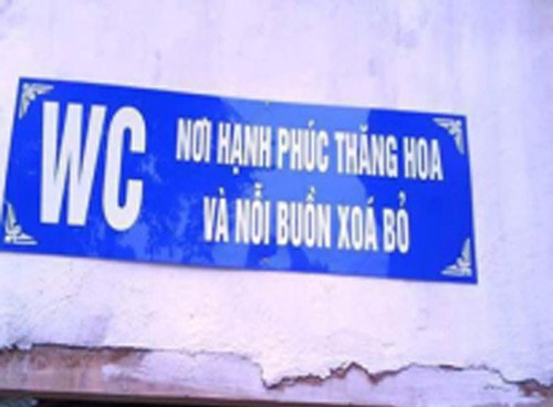 Nhà vệ sinh giống như thiên đường.