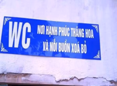 Nhà vệ sinh giống như thiên đường.