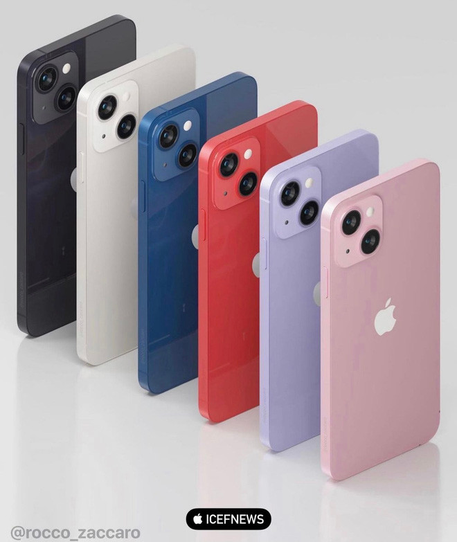 Đáng chú ý, xu hướng màu của thế hệ iPhone 13 được nhận định là sẽ thu hẹp dần đối với các phiên bản cao cấp. Nếu ở dòng iPhone 13 mini và iPhone 13 sẽ có 6 màu, thì ở phiên bản iPhone 13 Pro và Pro Max chỉ còn 4 màu. Tương đương với đó là tùy chọn bộ nhớ trong cũng thu hẹp.