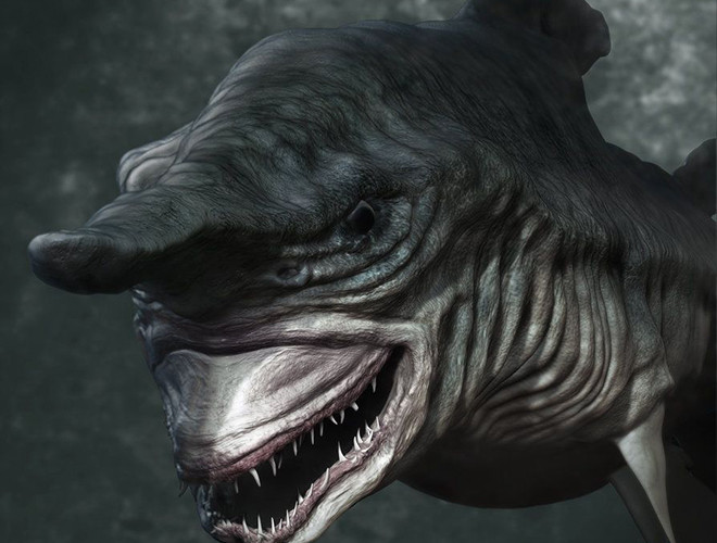 Cá mập yêu tinh (Goblin Shark), một trong những loài cá mập hiếm nhất trên thế giới và được mệnh danh là "hóa thạch sống" khi họ hàngduy nhất còn sót lại của loài Mitsukuridae, sống từ khoảng 125 triệu năm trước.