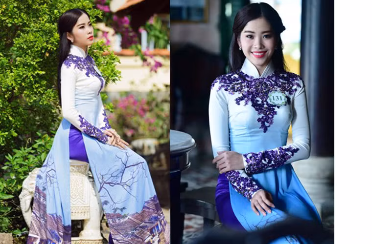 Cô cũng đã từng tham gia cuộc thi Hoa hậu Việt Nam năm 2014.