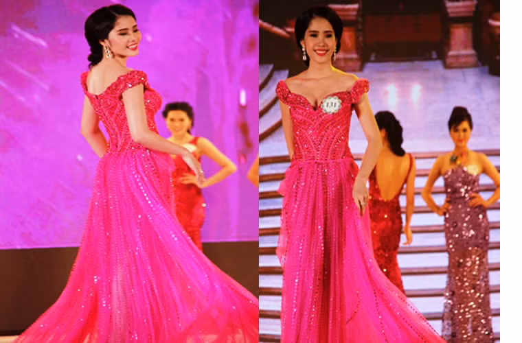 Rạng ngời trong trang phục dạ hội...