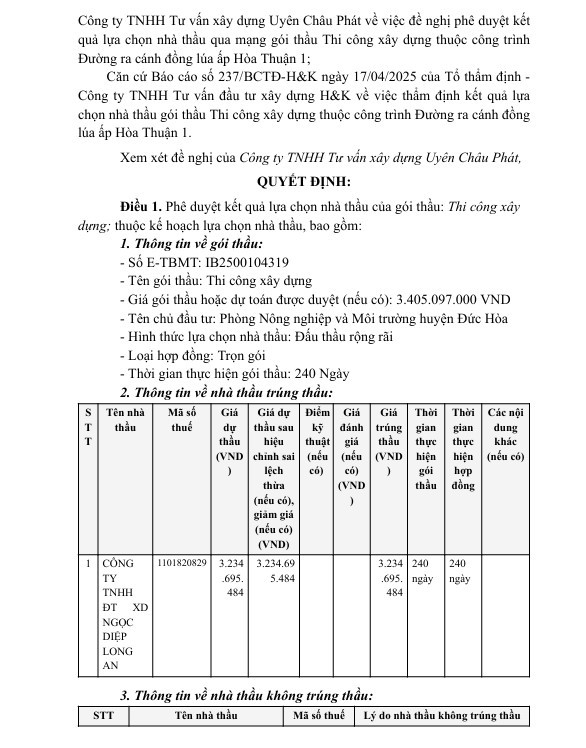 1 ngay, Cty Ngoc Diep Long An trung 2 goi thau tai huyen Duc Hoa-Hinh-5