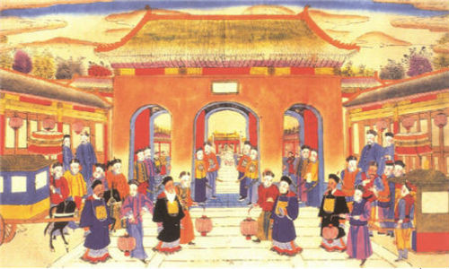 Tiét lọ thú vị ngày làm viẹc của quan lại nhà Thanh