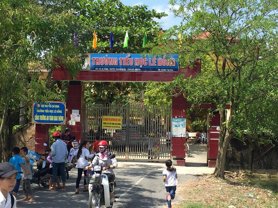 Hai Duong: Truong tieu hoc Le Hong co dau hieu “lam thu”?
